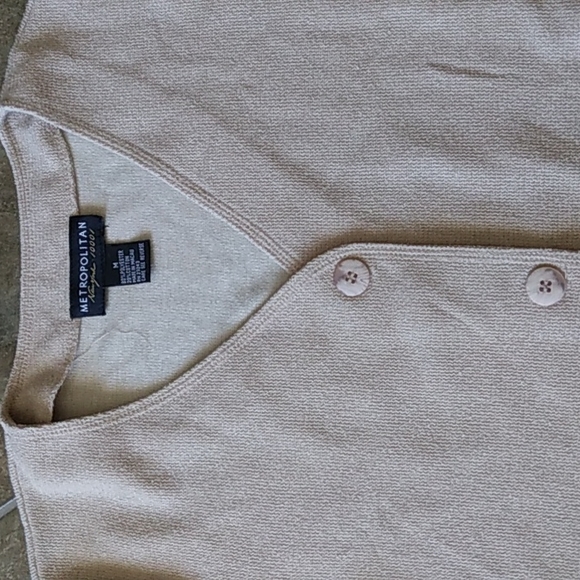 Vintage Oversized Knit Office Ensemble- Top and Pants- Matching Outfit - Picture 3 of 3